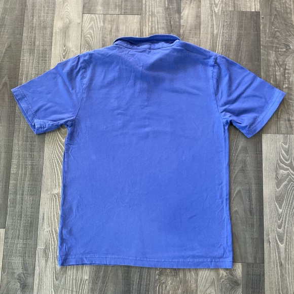 Johnnie O Polo Shirt 
Short Sleeve
Boys Size 14 Garment Dyed Blue - Picture 6 of 6